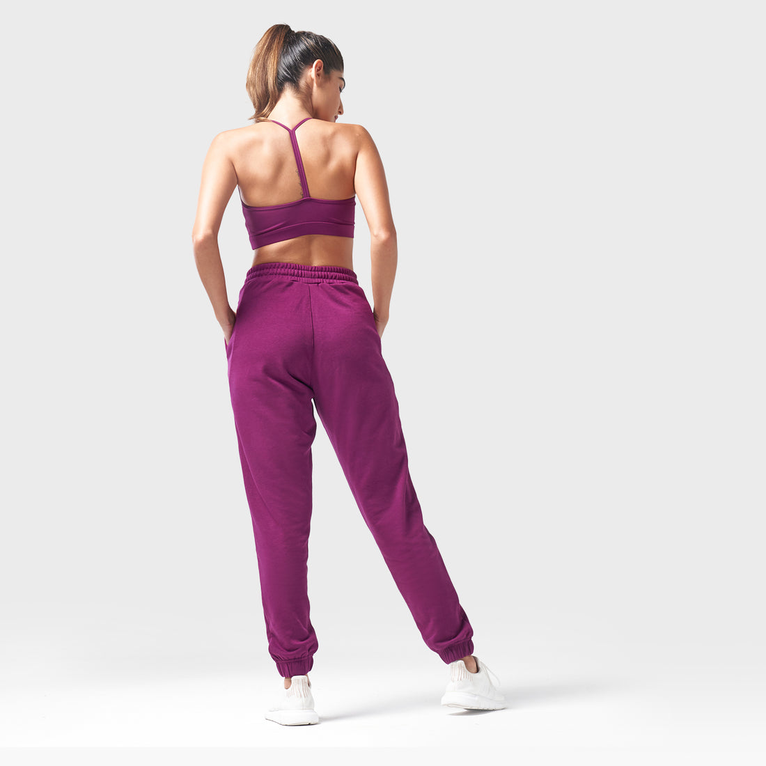 ESSENTIAL JOGGERS - DARK PURPLE